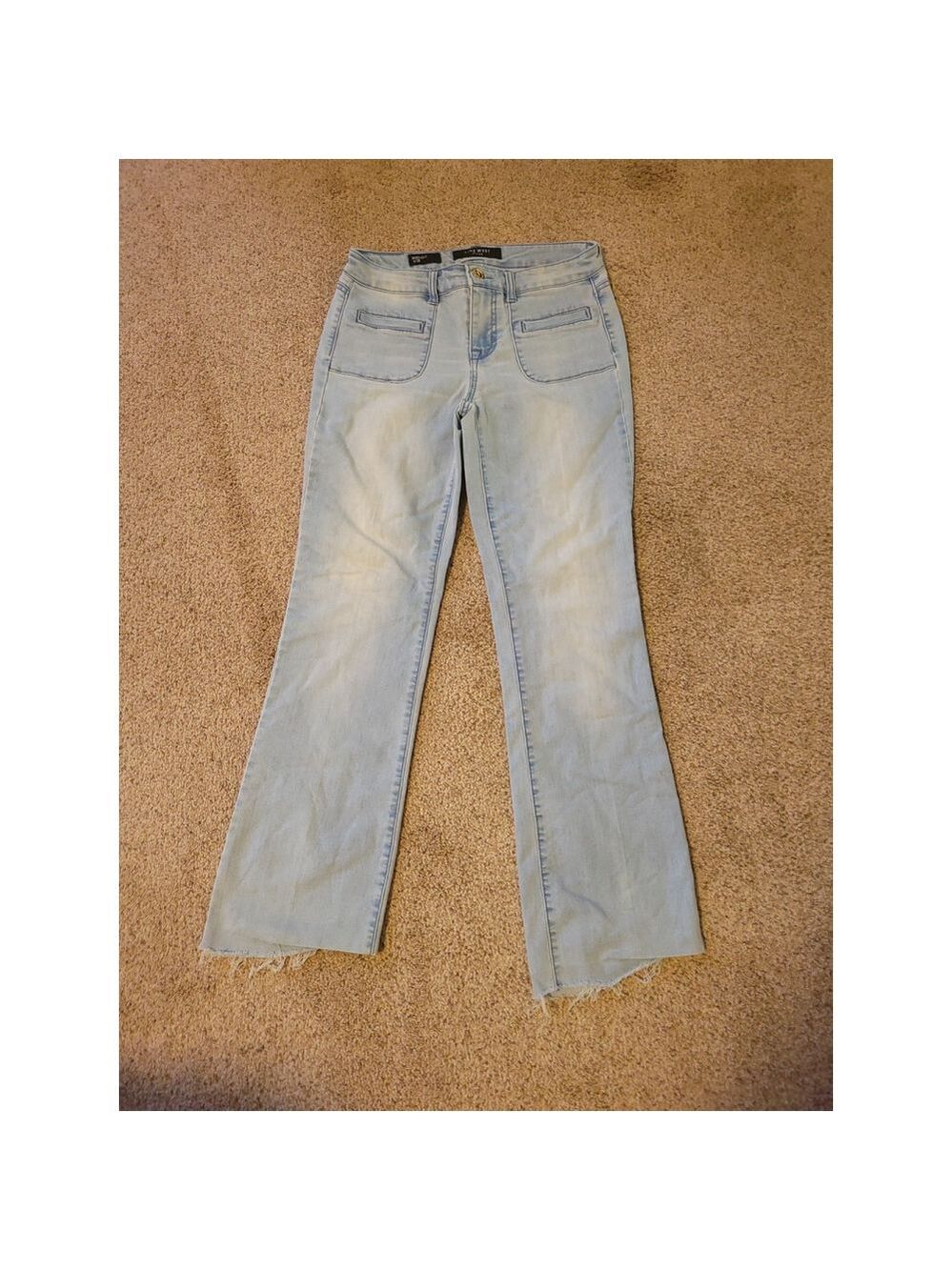 Nine West Women's Bootcut Jeans Light Blue Size 6/28 NWOT